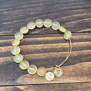 Alex and Ani Yellow Beaded Bracelet